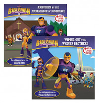 Ambushed by the Ambassador of Ignorance/Wiping Out the Whiner Brothers, Flip-Over Book (Bibleman)