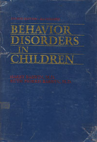 Behavior Disorders In Children