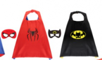 1 Set Jubah Topeng Superhero