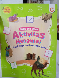 Wipe and Clean Aktivitas Mengenal Huruf, Angka, & Menebalkan Garis