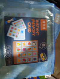 Instant Memory Card Game + Pouch