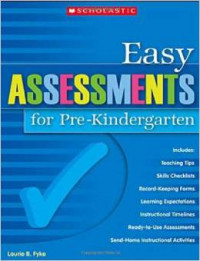 Easy Assessments for Pre-Kindergarten