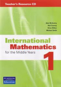 International Mathematics for the Middle Years 1 : For Teacher