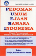 Pedoman Umum Ejaan Bahasa Indonesia