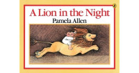 Image of A lion in the night