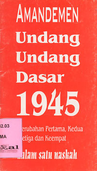 Image of Amandemen Undang Undang Dasar 1945