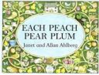 Image of Each Peach Pear Plum (BIG BOOK)