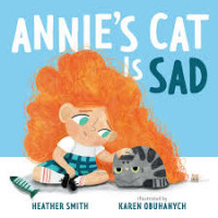 Image of Annie's cat is sad