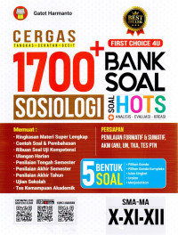 Image of Cergas 1700+ bank soal Sosiologi untuk SMA-MA kelas 10-11-12
