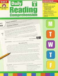 Image of Daily reading comprehension, Grade 6