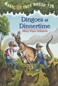 Image of Dingoes at dinnertime