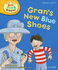Gran's new blue shoes