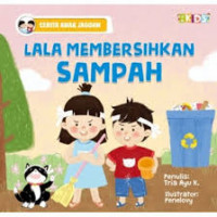Image of Lala membersihkan sampah