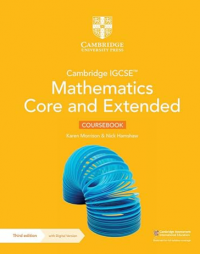 Mathematics core and extended for Cambridge IGCSE (coursebook)