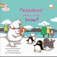 Peekabo! what's in the snow?