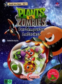 Image of Plants vs zombies komik sains robot 3: pertempuran antariksa