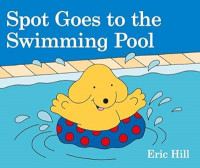 Image of Spot goes to the swimming pool