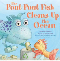 The pout-pout fish cleans up the ocean