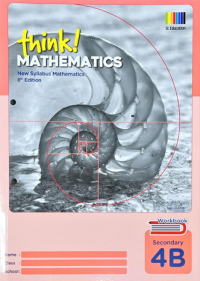 Image of Think Mathematics: Workbook Secondary 4B