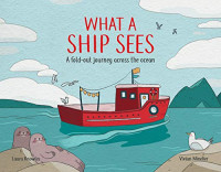 What a ship sees: a fold-out journey across the ocean