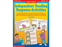 Independent Reading Response Activities: 50 fun, reproducible literature-response activities and graphic organizers for ANY BOOK that help kids manage their own independent reading and build important skills.