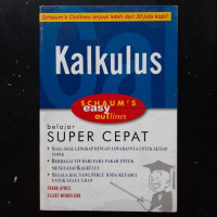 Image of Kalkulus Schaum's Easy Outlines