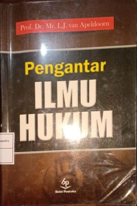 Pengantar Ilmu Hukum